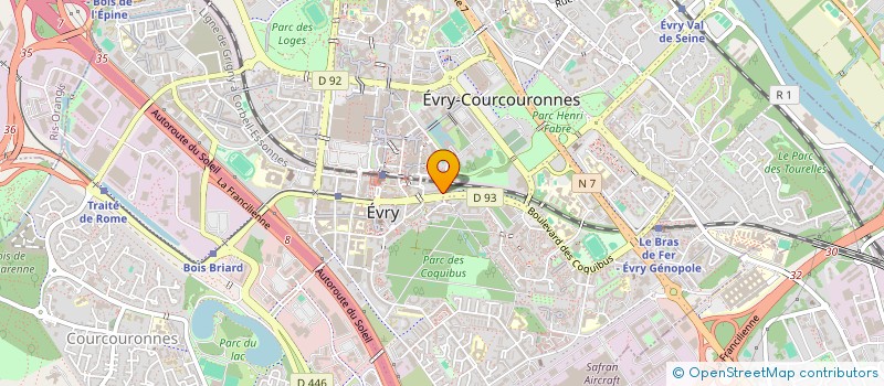 localisation de l'entreprise MONSIEUR ALEXANDRE SCHEERS  EVRY-COURCOURONNES