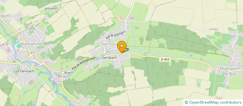 localisation de l'entreprise MONSIEUR ALEXANDRE SCHEUER  STEINSOULTZ