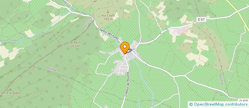 localisation de l'entreprise MONSIEUR ALEXANDRE SCHIVARDI  MAILHAC