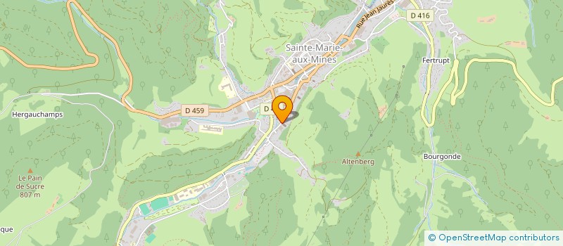 localisation de l'entreprise MONSIEUR ALEXANDRE SCHMITT  SAINTE-MARIE-AUX-MINES