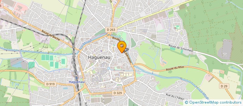 localisation de l'entreprise MONSIEUR ALEXANDRE SCHMITT  HAGUENAU