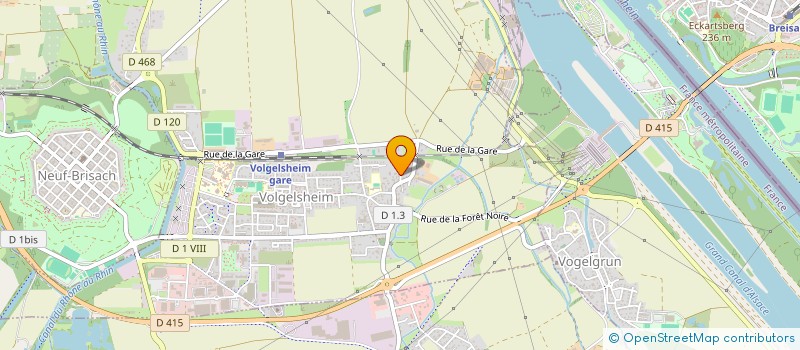 localisation de l'entreprise MONSIEUR ALEXANDRE SCHOENBECK  OBERSAASHEIM