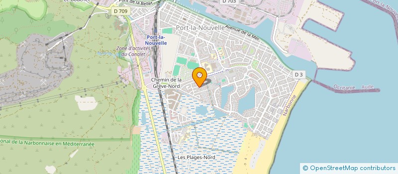 localisation de l'entreprise MONSIEUR ALEXANDRE SCHOENENBERGER  PORT-LA-NOUVELLE