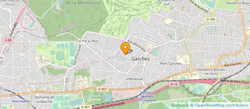 localisation de l'entreprise MONSIEUR ALEXANDRE SCHONT à GARCHES