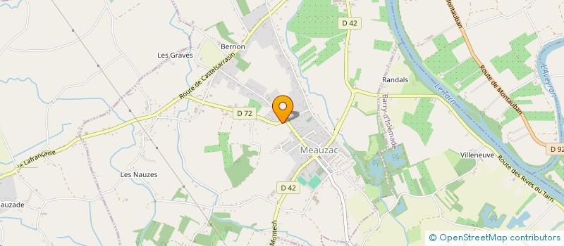 localisation de l'entreprise MONSIEUR ALEXANDRE SCHVIES  MEAUZAC