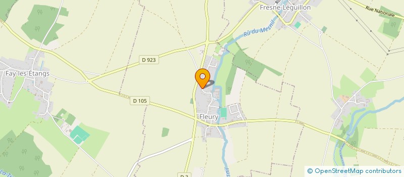 localisation de l'entreprise MONSIEUR ALEXANDRE SCHWEITZER  FLEURY