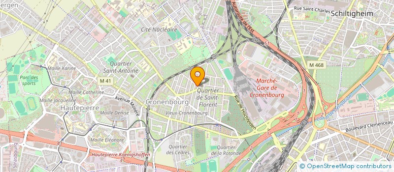localisation de l'entreprise MONSIEUR ALEXANDRE SCHWEITZER à STRASBOURG