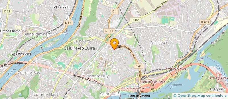 localisation de l'entreprise MONSIEUR ALEXANDRE SECHI  CALUIRE-ET-CUIRE