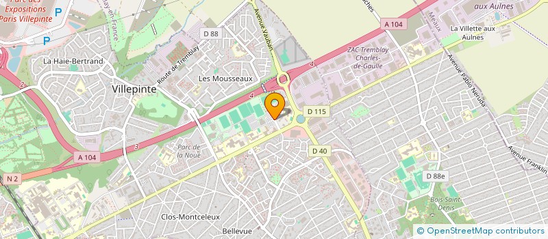localisation de l'entreprise MONSIEUR ALEXANDRE SEGGIO à VILLEPINTE