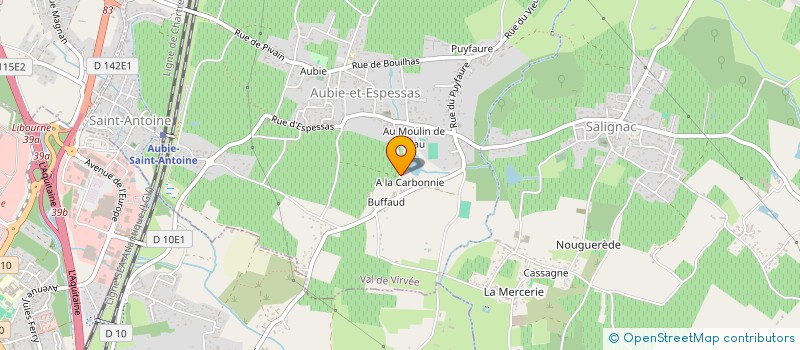 localisation de l'entreprise MONSIEUR ALEXANDRE SEGUI  VAL DE VIRVEE