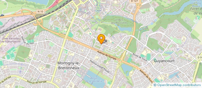 localisation de l'entreprise MONSIEUR ALEXANDRE SEGUIN-CADICHE  GUYANCOURT