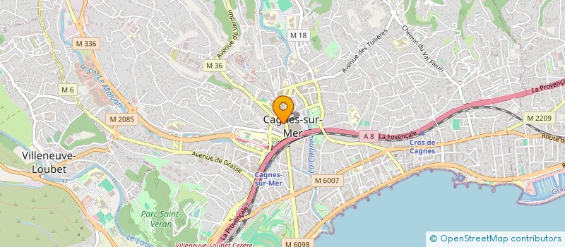 localisation de l'entreprise MONSIEUR ALEXANDRE SEMONELLA  CAGNES-SUR-MER