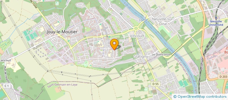 localisation de l'entreprise MONSIEUR ALEXANDRE SEREMES  JOUY-LE-MOUTIER