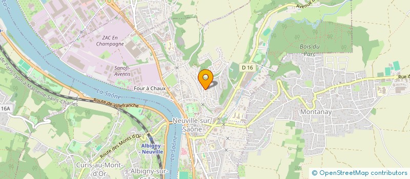 localisation de l'entreprise MONSIEUR ALEXANDRE SERPAUD  NEUVILLE-SUR-SAONE