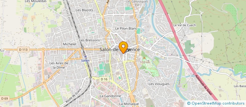 localisation de l'entreprise MONSIEUR ALEXANDRE SERRANO  SALON-DE-PROVENCE