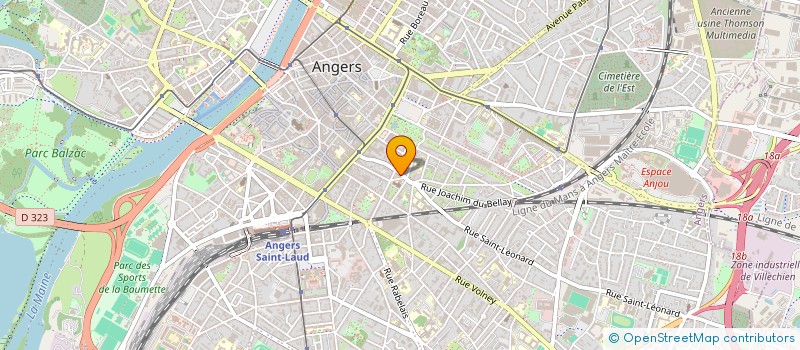 localisation de l'entreprise MONSIEUR ALEXANDRE SEURAT  ANGERS