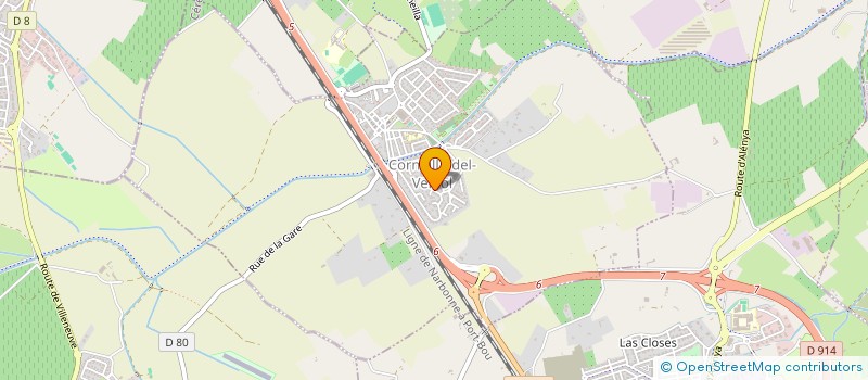 localisation de l'entreprise MONSIEUR ALEXANDRE SEUVE  CORNEILLA-DEL-VERCOL