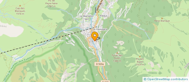 localisation de l'entreprise MONSIEUR ALEXANDRE SEYNAEVE  CAUTERETS