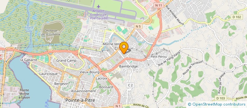 localisation de l'entreprise MONSIEUR ALEXANDRE SHITALOU à LES ABYMES
