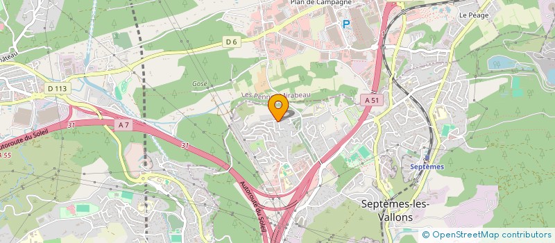 localisation de l'entreprise MONSIEUR ALEXANDRE SIGNORET à SEPTEMES-LES-VALLONS