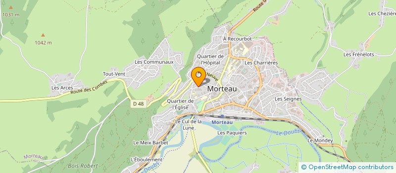 localisation de l'entreprise MONSIEUR ALEXANDRE SIKA à MORTEAU