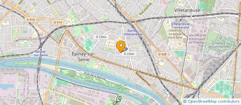 localisation de l'entreprise MONSIEUR ALEXANDRE SILVA à EPINAY-SUR-SEINE