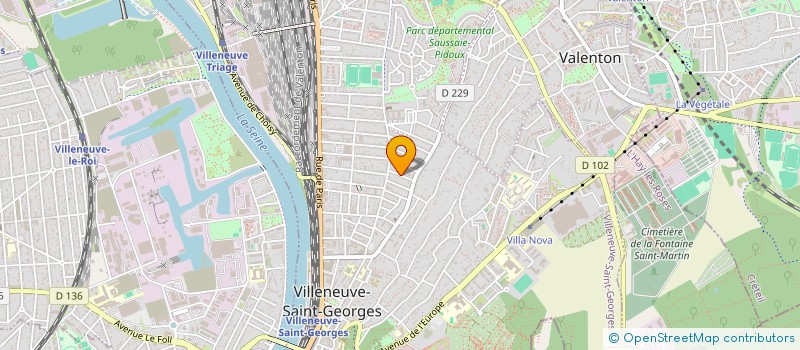 localisation de l'entreprise MONSIEUR ALEXANDRE SIMOES  VILLENEUVE-SAINT-GEORGES