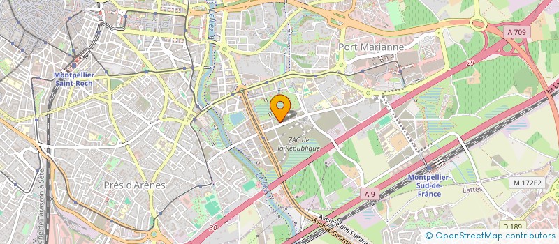 localisation de l'entreprise MONSIEUR ALEXANDRE SIMOES SILVA à MONTPELLIER