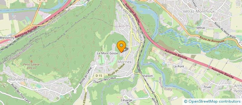 localisation de l'entreprise MONSIEUR ALEXANDRE SIMON  MONNETIER-MORNEX