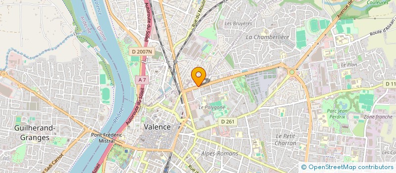 localisation de l'entreprise MONSIEUR ALEXANDRE SIMON à VALENCE