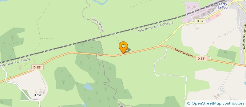 localisation de l'entreprise MONSIEUR ALEXANDRE SIMONNET  CERCY-LA-TOUR