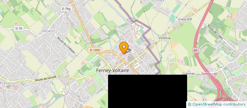 localisation de l'entreprise MONSIEUR ALEXANDRE SINATRA à FERNEY-VOLTAIRE