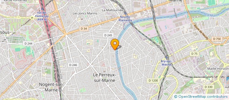 localisation de l'entreprise MONSIEUR ALEXANDRE SKOWRONSKI  LE PERREUX-SUR-MARNE