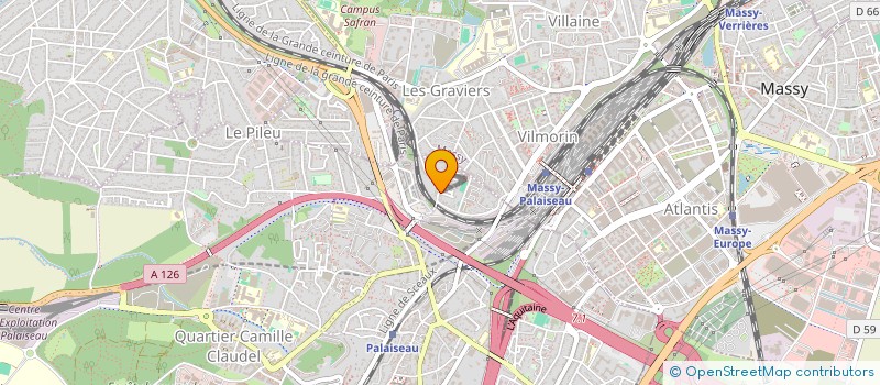 localisation de l'entreprise MONSIEUR ALEXANDRE SOLIMAN  PALAISEAU