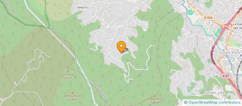 localisation de l'entreprise MONSIEUR ALEXANDRE SOLIWADA  SOLLIES-TOUCAS