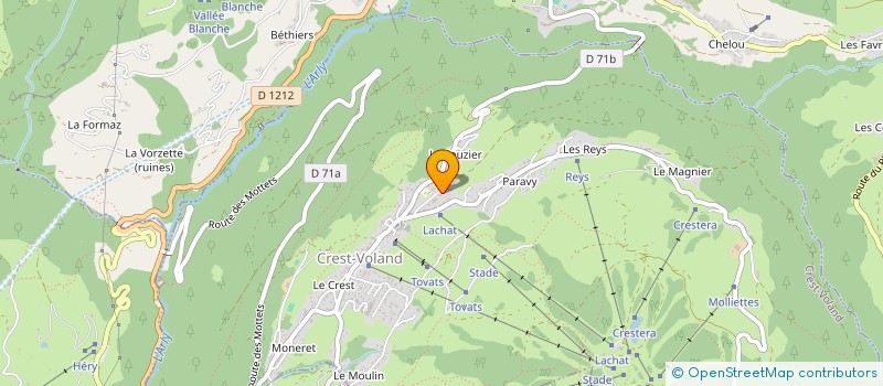 localisation de l'entreprise MONSIEUR ALEXANDRE SOQUET JUGLARD  CREST-VOLAND