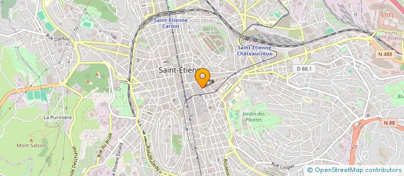 localisation de l'entreprise MONSIEUR ALEXANDRE SOUFFLET  SAINT-ETIENNE