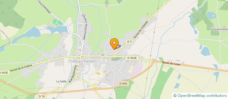 localisation de l'entreprise MONSIEUR ALEXANDRE SOULIE  CHATEAUMEILLANT