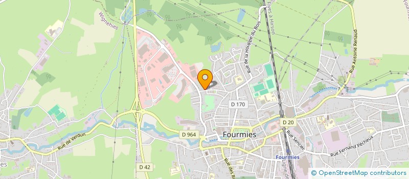 localisation de l'entreprise MONSIEUR ALEXANDRE SOUMIER  FOURMIES