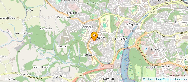 localisation de l'entreprise MONSIEUR ALEXANDRE SPORTIELLO à QUIMPER