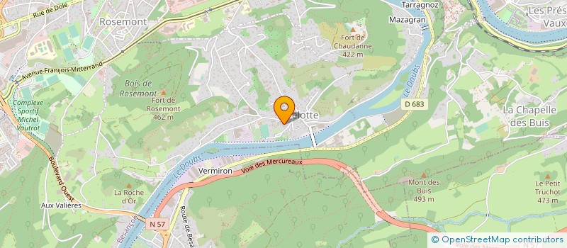 localisation de l'entreprise MONSIEUR ALEXANDRE STEHLY à BESANCON