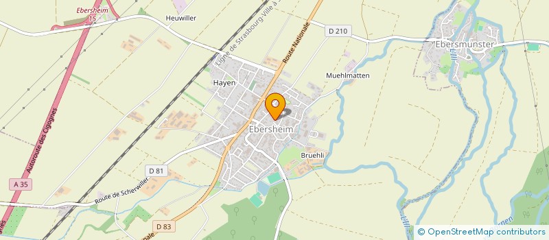 localisation de l'entreprise MONSIEUR ALEXANDRE STEINMETZ  EBERSHEIM