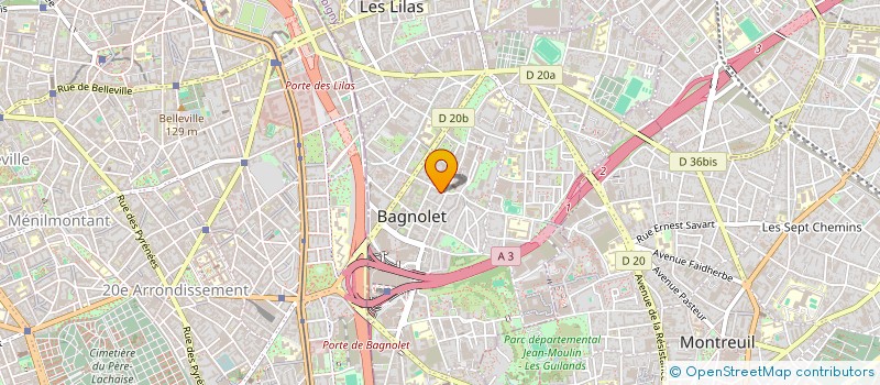 localisation de l'entreprise MONSIEUR ALEXANDRE STOLYPINE à BAGNOLET