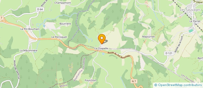 localisation de l'entreprise MONSIEUR ALEXANDRE SUBTIL  LES SAUVAGES