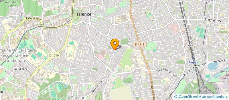 localisation de l'entreprise MONSIEUR ALEXANDRE SWIETLIK  TALENCE