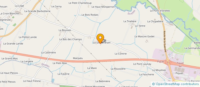 localisation de l'entreprise MONSIEUR ALEXANDRE SYLLA  ETRELLES