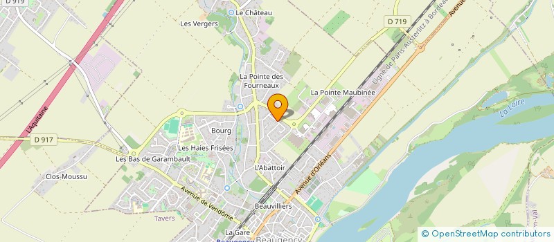 localisation de l'entreprise MONSIEUR ALEXANDRE SYLVA à BEAUGENCY