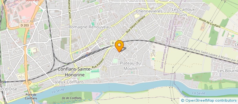 localisation de l'entreprise MONSIEUR ALEXANDRE SYMKANYCH  CONFLANS-SAINTE-HONORINE