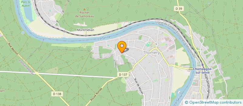 localisation de l'entreprise MONSIEUR ALEXANDRE TABARD  THOMERY