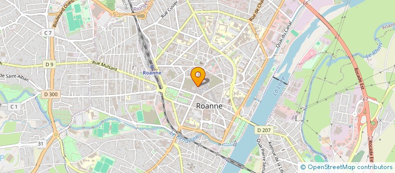 localisation de l'entreprise MONSIEUR ALEXANDRE TABILLON  ROANNE